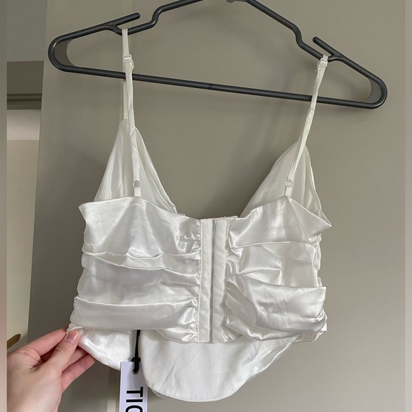 TIC TOC white crop top - Picture 2 of 4